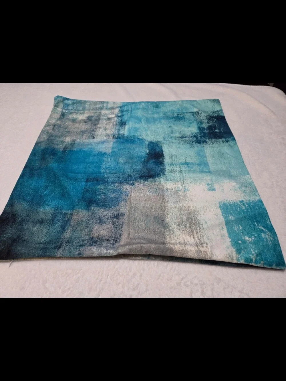 💕NWOT Abstract Turquoise/Teal/Grey 20x20 Pillow Covers